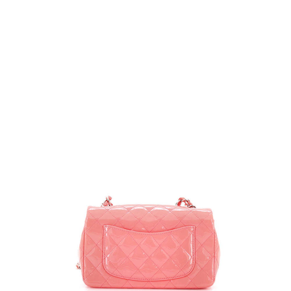 Chanel Mini Classic Single Flap Bag Quilted Patent - Picture 3 of 6